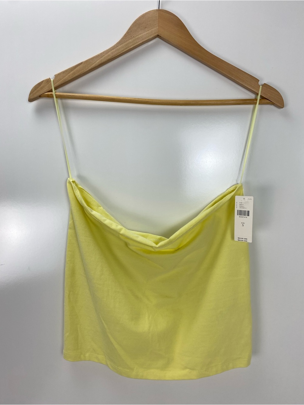 Anthropologie Yellow Tube Top